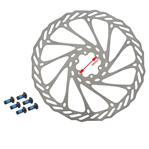VANZACK 203mm Bike Disc Rotor Stainless Steel Universal Fit for Front Rear Disc Brakes Easy to Install Random