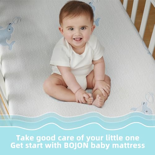 Image of Pack and Play Mattress, Dual-Sided 38x26 inch Memory Foam Crib Mattress Pad for Infant & Toddler, Playpen Mattresses Topper with Washable Cover, Fits Most Pack N Play