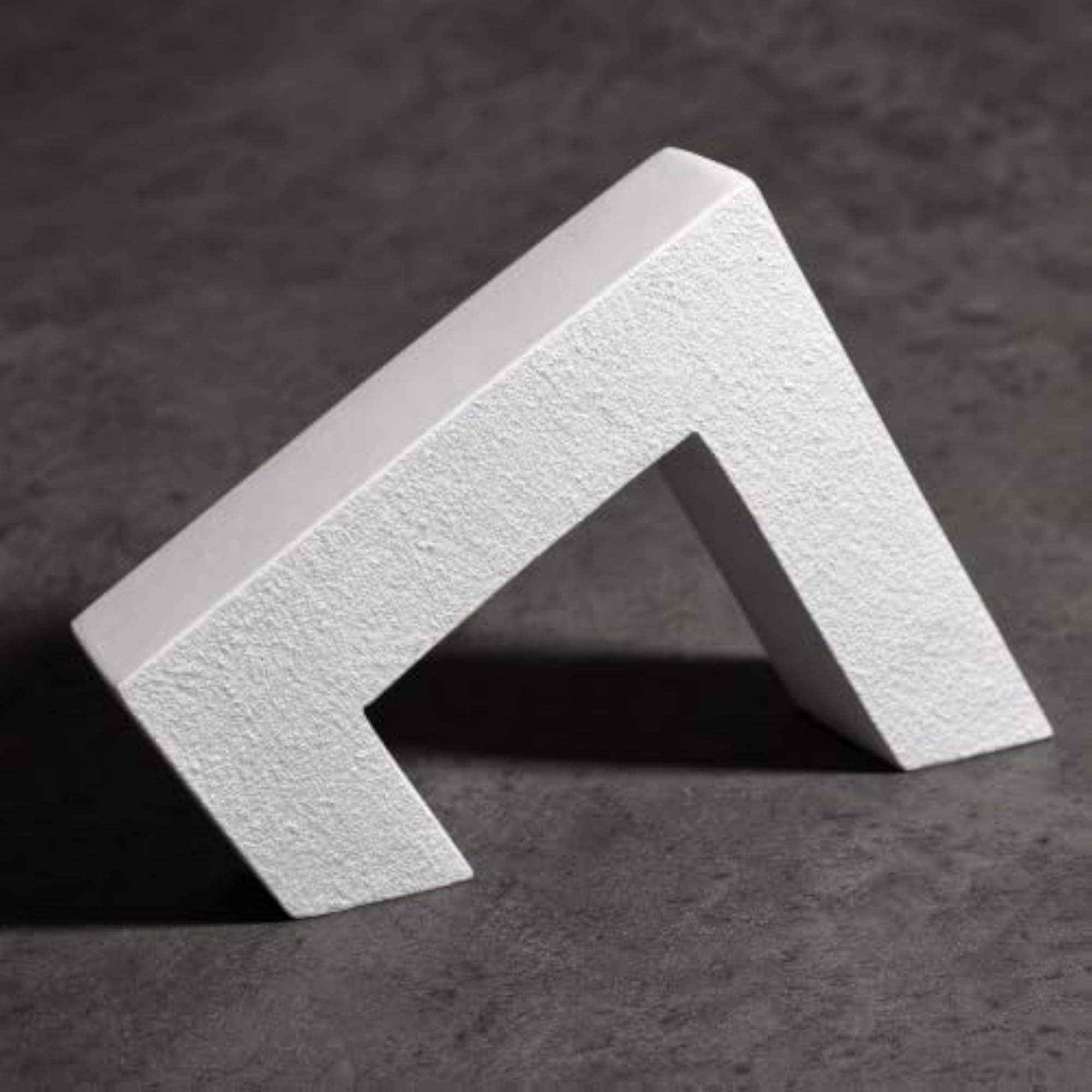Geometric Resin Ornament, Abstract Decorative Figurine