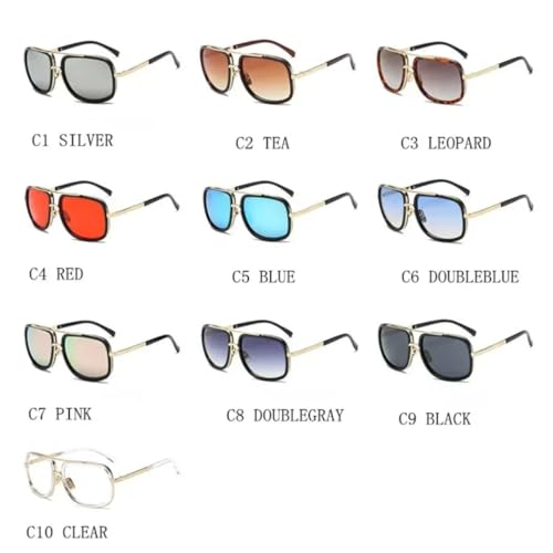 Lunettes de soleil de luxe retro pour hommes et femmes aux finitions haut de gamme