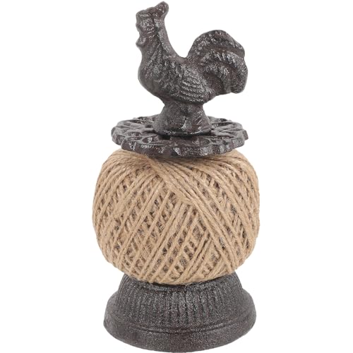 Estatua de hierro con cuerda de cáñamo PRETYZOOM para proyectos DIY 2