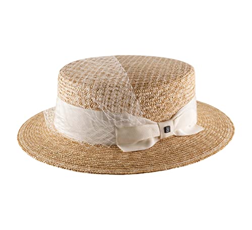 Chapeau canotier paille femme Daphnée soleil plage été