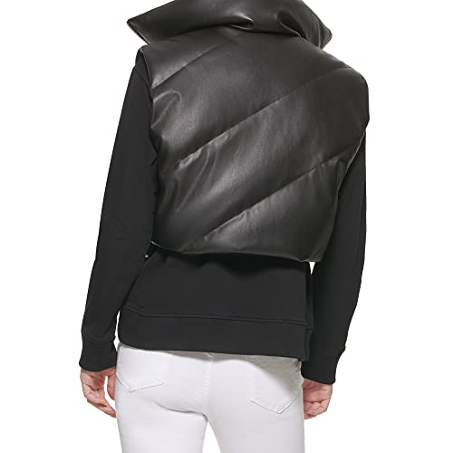 DKNY Women's Warm Edge Cropped Sportswear Vest4