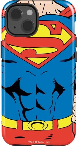 Skinit Impact Phone Case Compatible with iPhone 13 - Officially Licensed DC Comics Superman Classic Art Pose Design