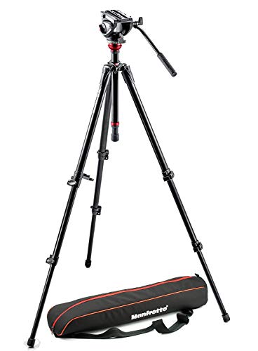 Manfrotto MVH500AH Lightweight Fluid Video System with Bag (Black)
