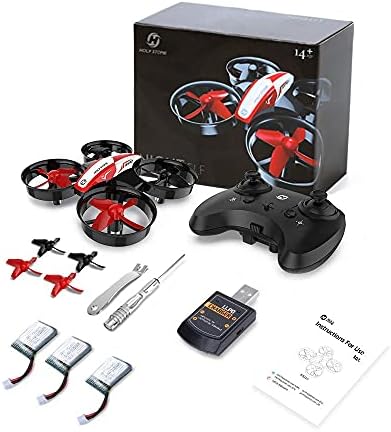 Holy Stone HS210 Mini Drone RC Quadcopter Drone for Kids and Beginners RC Helicopter Plane with Auto Hovering, 3D Flip, Headless Mode and Extra Batteries Toys for Boys and Girls