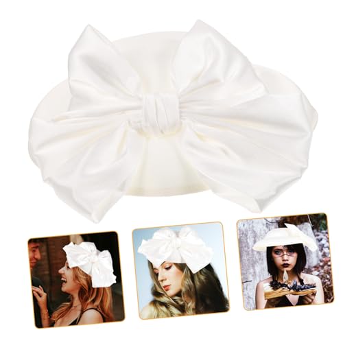 Chapeau femme blanc mariage élégant pour sublimer une coiffure de soirée
