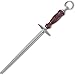Victorinox Honing Steel 12-Inch Round Regular Cut, Dark Wood Handle