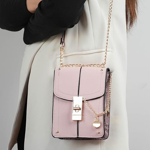 MKF Collection Small Crossbody Bag Cell Phone Purse for Women Card Slots – Vegan Leather Cellphone Bag Case by Mia K2