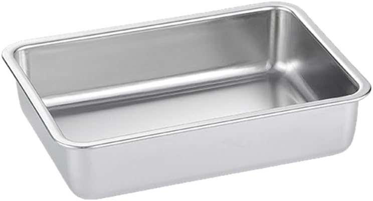 Amazon｜Zehaiwl バット ステンレス 角バット 取っ手付き 浅型