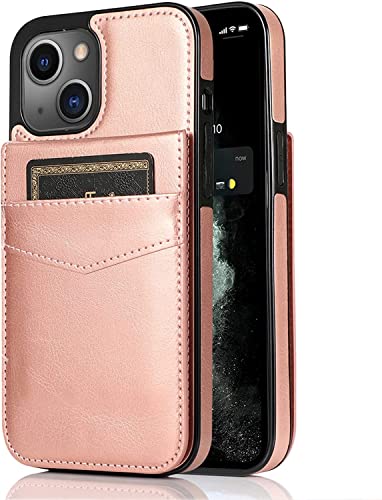 Coque iPhone 13 Pro en TPU souple durable or avec fentes pour cartes