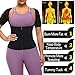 Vuirrm Waist Trainer Vest for Women, Women's Heat Trapping Sweat Vest, Slimming Fitness Corsets Tummy Control Sauna Vest Women,S,Blue