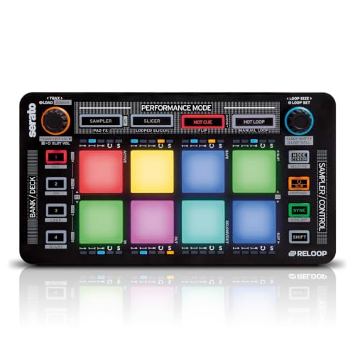 Reloop AMS-NEON Neon USB Modular Pad Controller for Serato DJ