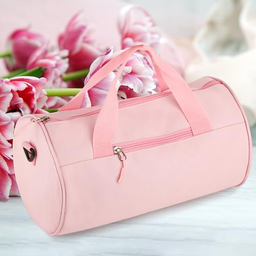 Personalized Dance Ballet Bag for Girls, Custom Sport Duffle Bag with Name, Toddler Kids Cute Gym Bags Weekender Overnight Duffel4