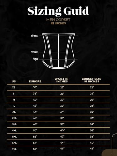 Men's Underbust Corset Waist Trainer – Steel-Boned Body Shaper for Waist Training and Posture Support2