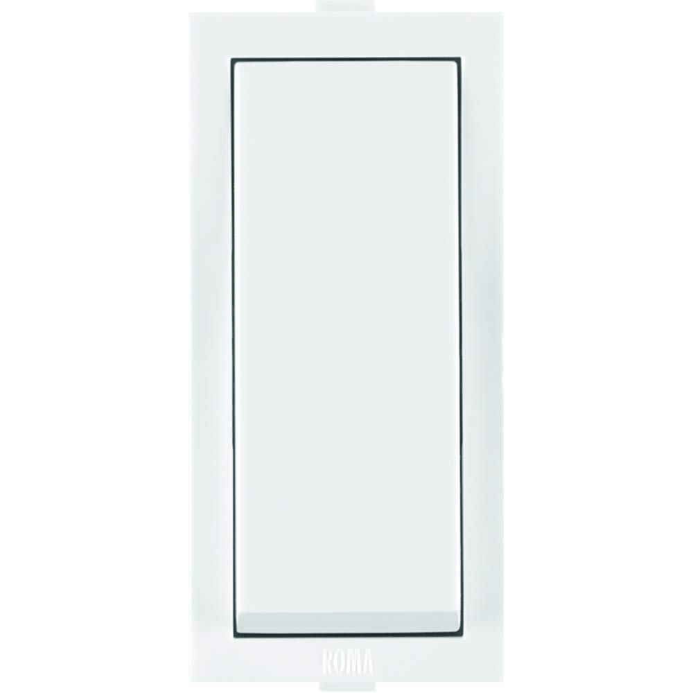 ANCHORby Panasonic Polycarbonate Roma One Way Switch 6 Amp (White, Pack of 10)