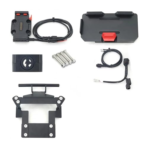 Support fixation GPS moto NSS 350 anti vibration avec port USB 12mm