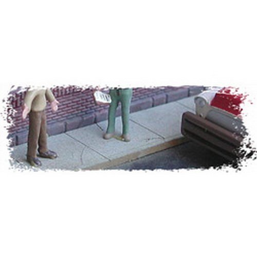 Bar Mills HO Sidewalks (LC) BMM0682 by Bar Mills