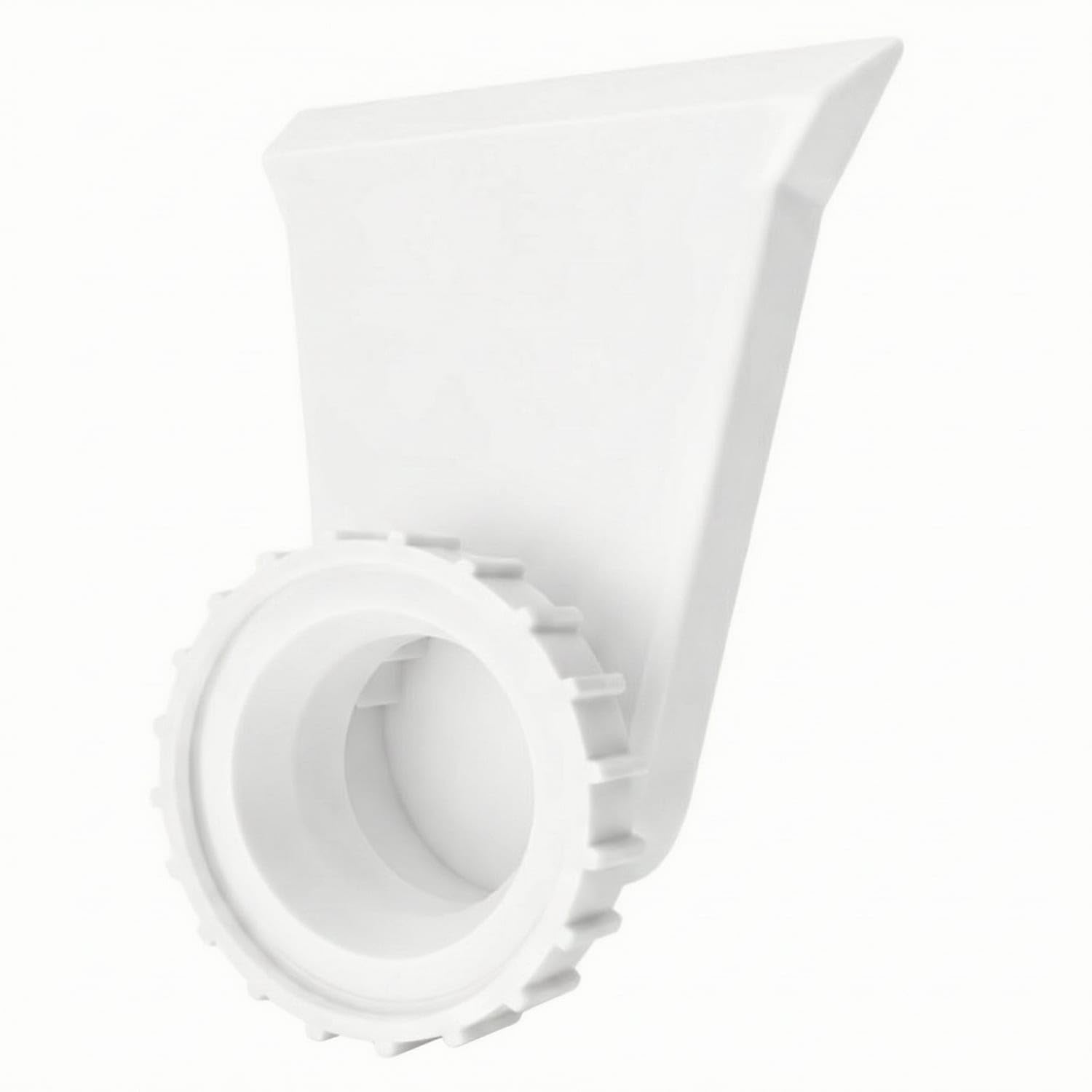 easy install pool fountain support bracket deluxe fountain mount with clamp collar angled water feature decorative for above ground pools, white