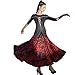 ZYDANC A,L,Printed Modern Waltz Competition Costumes Ballroom Dance Dresses Women's Round Neck Tango Foxtrot Dancewear