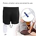 LXHL Incontinence Pants for Men with Collection Urine Bag Portable Leak Proof Leg Pee Catheter Holder for Elder（Size L）