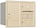 Salsbury Industries 3706D-02SRP 4C Horizontal Mailbox, Sandstone