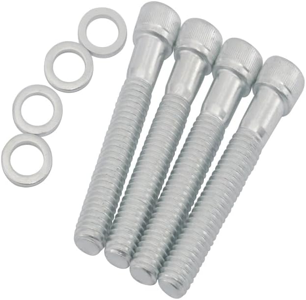 Lower Fork Leg Covers Chrome Fits for Harley Touring Electra Glide FLHTCU/FLHTK, Road Glide FLTRX/FLTRXS, Road King FLHR, Street Glide FLHX, Ultra Limited FLHTKL (No Lights)