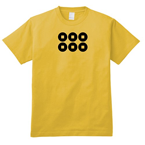 【戦国武将Tシャツ】　「六文銭（真田幸村）家紋」 DDY Lサイズ