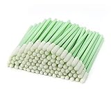 200 StüCk Reinigungstupfer SchaumreinigungsstäBchen ReinigungsstäBchen füR Optische Linse, Kamera Grün