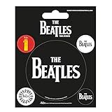 Set of 5 Genuine The Beatles Black Vinyl Stickers Gadget Decals
