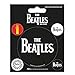 Lot de 5 autocollants en vinyle noir The Beatles