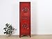 Yajutang Armoire de mariage chinoise en bois massif rouge