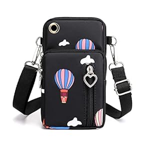 Universeel Crossbody Telefoontas Telefoontas Verstelbaar Schouderriem Mini Crossbody Telefoontas Dames Telefoontas Waterdicht Telefoon Arm Tas Schoudertas met Kaartvakken met Koptelefoonaansluiting