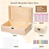 Zoom IMG-1 3 scatole di legno grezzo Zoom IMG-1 3 scatole di legno grezzo