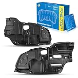 PHILTOP Engine Splash Shield Compatible with 2002-2006 Camry Driver and Passenger Side, Engine Under Cover Case Guards Replace# 5144106030