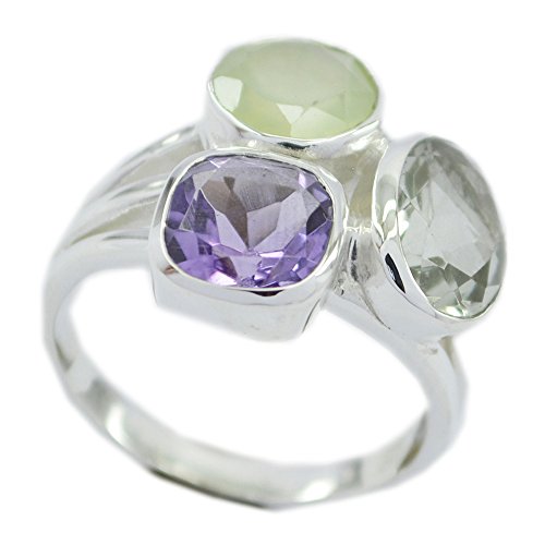 Bague argent 925 pierres naturelles pour éviter les allergies et usures