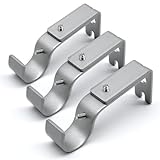 Soportes para barra de cortina ajustables, soporte para barra de cortina de