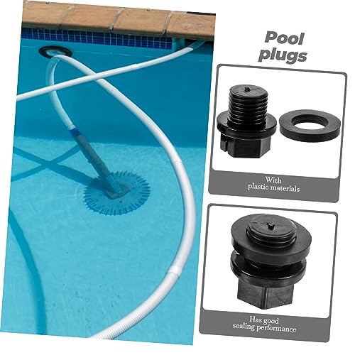 Abaodam 2 Conjuntos De Plugue De Tubo De Retorno De Plástico De Piscina Plugue De Retorno De Inverno