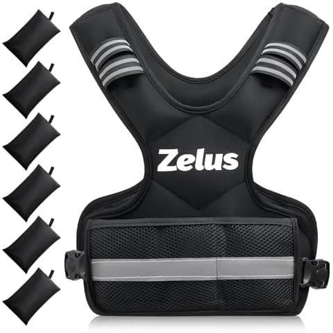 ZELUS Adjustable Weighted Vest for Workouts Cover