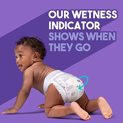 Image of Luvs Size 3 Baby Diapers, Platinum Protection Bluey Diapers for Day & Night, Size 3, 34 Count (Packaging May Vary)