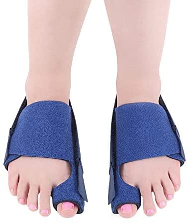 Bunion Toe Splints Toe Separator Hallux Valgus Bunion Corrector Orthotics Feet Bone Thumb Adjuster Correction Pedicure Sock Straightener Foot Care (Right and Left One Size)