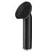 Silicone Face Cleansing Brush, Waterproof Facial Cleaning Brush and Facial Massager with 16 Sonic Patterns for Deep Pore Cleanse and Gentle Exfoliation (Black)