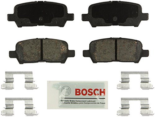 BOSCH BE999H Blue Ceramic Disc Brake Pad Set With Hardware - Compatible With Select Buick Allure, LaCrosse; Chevrolet Impala, Impala Limited; Pontiac Grand Prix; REAR