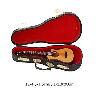 Modèle de Guitare, modèle de Guitare électrique Miniature en Bois de Tilleul et en métal Mini Ornements d’instruments de… - Les Beatles, Paul McCartney, John Lennon, RIngo Starr, George Harrison Modèle de Guitare, modèle de Guitare électrique Miniature en Bois de Tilleul et en métal Mini Ornements d'instruments de… – Image 5