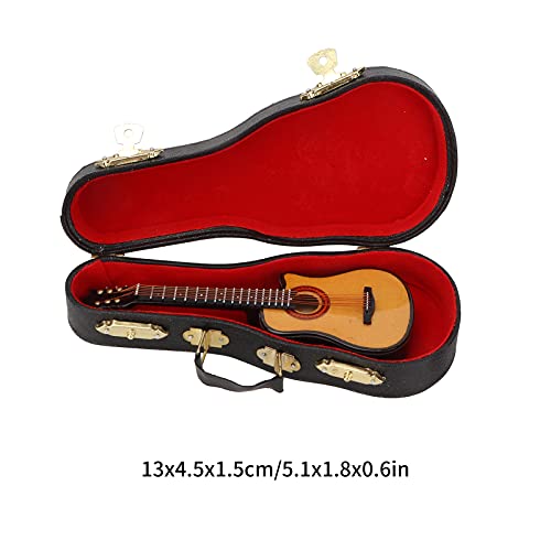 Modèle de Guitare, modèle de Guitare électrique Miniature en Bois de Tilleul et en métal Mini Ornements d’instruments de… - Les Beatles, Paul McCartney, John Lennon, RIngo Starr, George Harrison Modèle de Guitare, modèle de Guitare électrique Miniature en Bois de Tilleul et en métal Mini Ornements d'instruments de… – Image 6