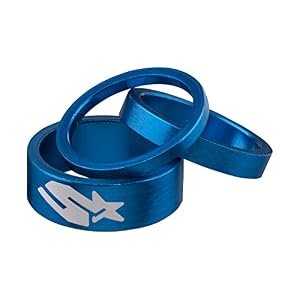 Spank Headset Spacer Kit 3pcs Blau