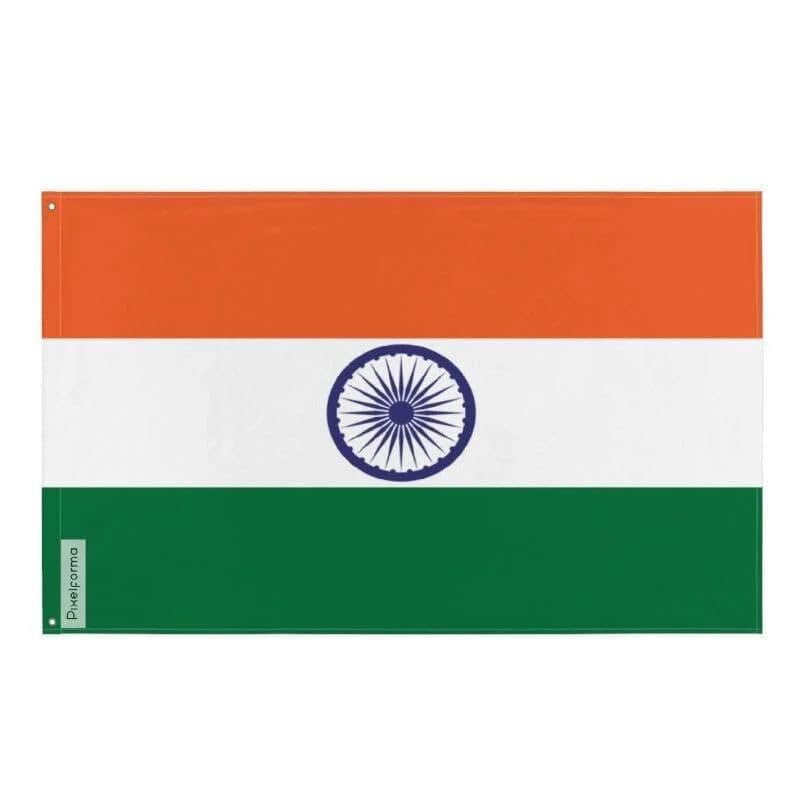 Drapeau de l'Inde Pixelforma en polyester résistant toutes tailles