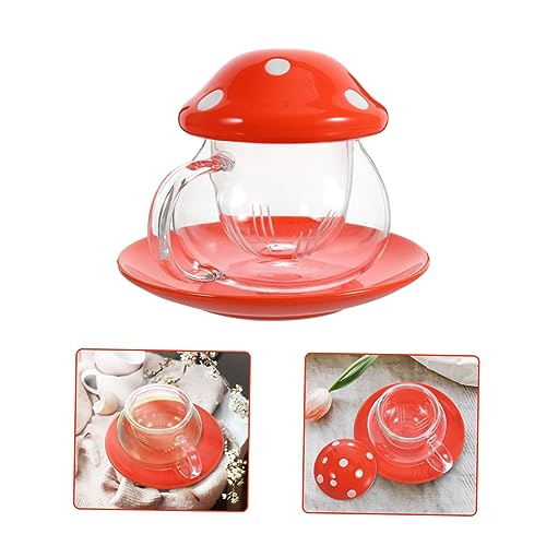 1 Conjunto De Cogumelo Copos De Café Com Leite Xícara De Chá De Cogumelo Canecas Fofas Solto Xícara