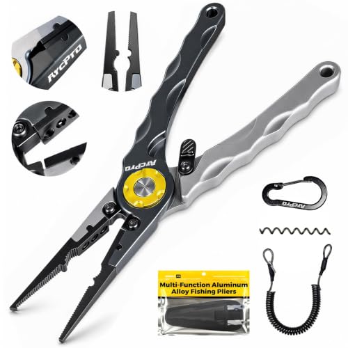 Arcpro 6061 Aluminum Fishing Pliers with Sheath and Lanyard