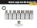 Titan 16157 Metric Large Hex Bit Socket Set, 7 Piece